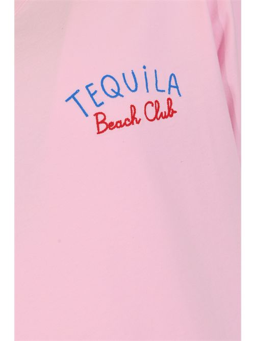 T-shirt Portland in cotone con ricamo Tequila Beach Club Mc2 Saint Barth | PRL000208140L